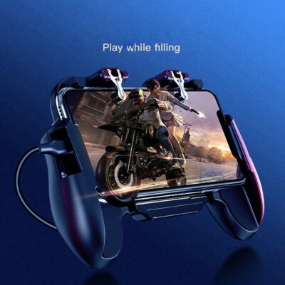 Compatible with Apple, New Arrive Wireless Gamepad Telescopic Controller iOS Android Phone Gaming Trigger with fan - Image 3