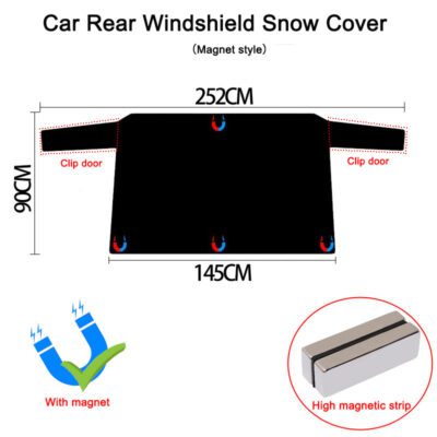 Car snow cover - Image 8