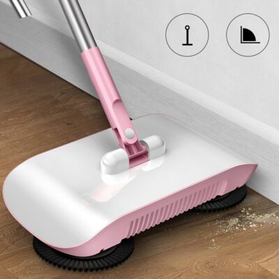 Hand Push Sweeper Household Broom Dustpan Mop Floor All-in-one Machine Gift Mop Sweeper - Image 4