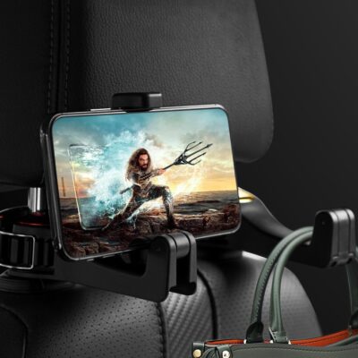 Car Headrest Hook Phone Car Holder Car Hanger For A4 B6 Seat Back Hanger Storage Hook Phone Holder Auto Fastener Clip - Image 4