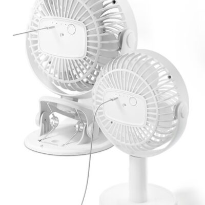 Portable Mini Desktop Fan Silent High Wind Power Cordless Rechargeable Fan Cooler Small Fan For Students Office Gifts - Image 5