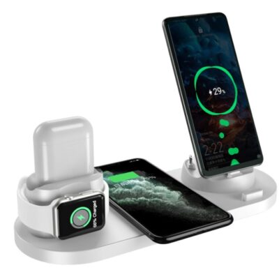 Wireless Charger For IPhone Fast Charger For Phone Fast Charging Pad For Phone Watch 6 In 1 Charging Dock Station - Image 9