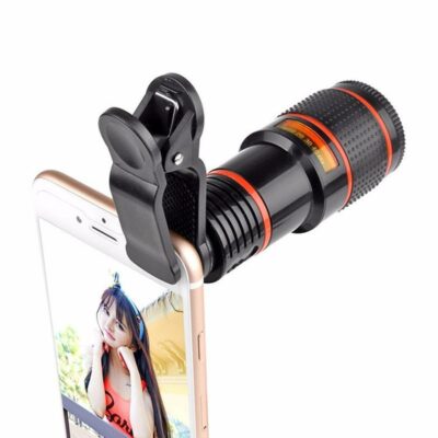 HD 8X Clip On Optical Zoom Telescope Camera Lens For Universal Mobile Cell Phone - Image 5