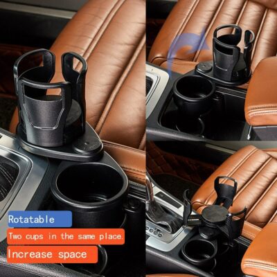 Foldable Car Cup Holder Drinking Bottle Holder Cup Stand Bracket Sunglasses Phone Organizer Stowing Tidying Car Styling - Imagen 6