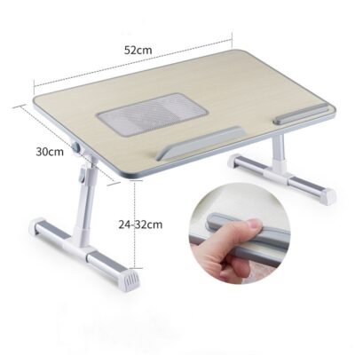 Adjustable Laptop Desk Stand Foldable Notebook Laptop Bed Table Can be Lifted Standing - Image 9