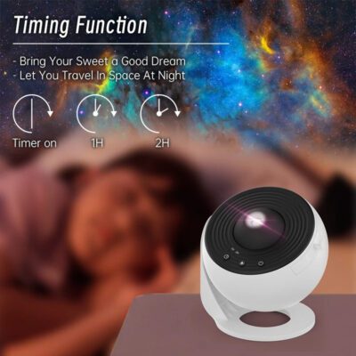 Night Light Galaxy Projector Starry Sky Projector 360 Rotate Planetarium Lamp For Kids Bedroom Valentines Day Gift Wedding Deco - Image 5