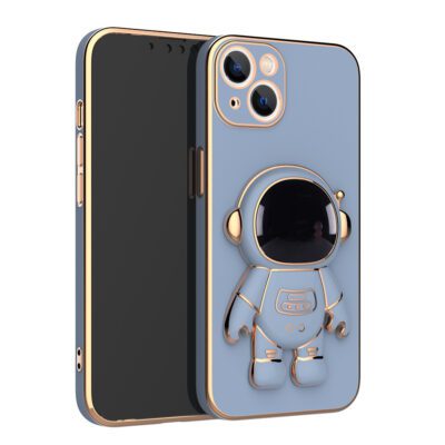 3D Astronaut Phone Case Anti-Drop Electroplating Bracket - Image 8