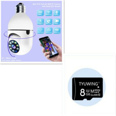 WiFi CAMERA 1080P Bulb 4X Zoom Camera E27 Home 5GWiFi Alarm Monitor - Image 10