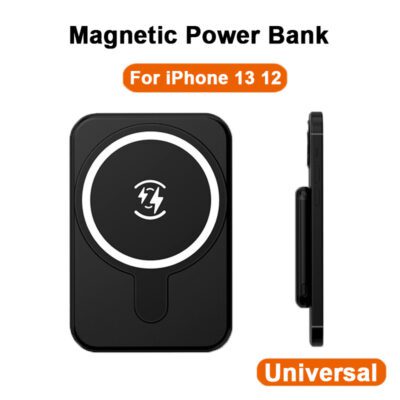 Mini Magnetic Power Bank 5000mAh Wireless - Image 7