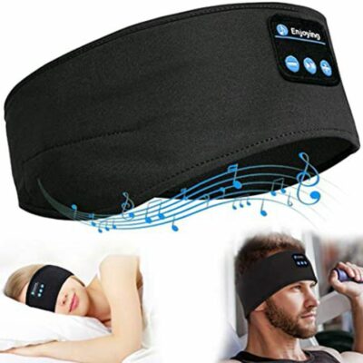 Wireless Bluetooth V5.0 Sports Headband With Music Call Stereo Shading Sleep Headband - Image 10