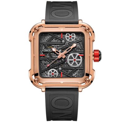 Fashion Mens Watch ONOLA Hollow Full Automatic Luxury Watches Men - Image 9