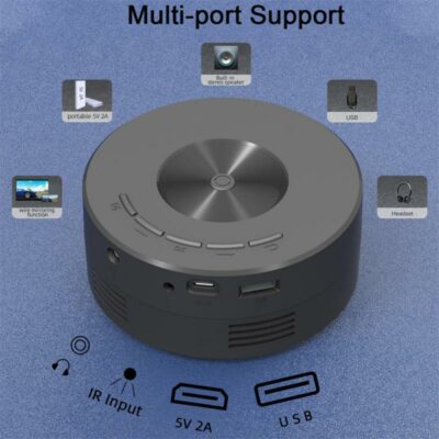 Smart Projector WiFi Portable 1080P Home Theater Video LED Mini Projector For Home Theaters Media Player - Image 3