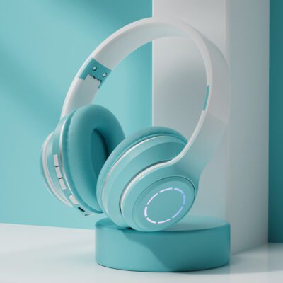 Gradient Bluetooth Headset Foldable Wireless - Image 4