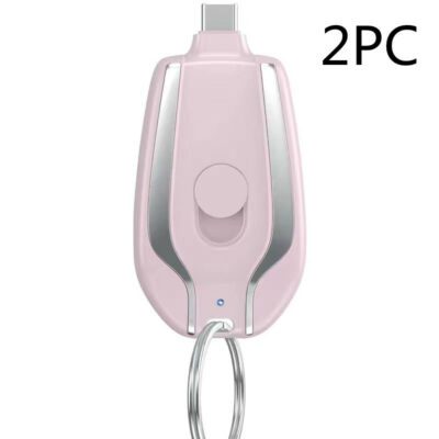 Keyring Charging Bank Wireless Portable 1500 Mah Emergency Power Supply Telescopic Small Mobile Power Supply - Image 9