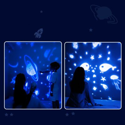 Galaxy Star Projector Starry Sky Night Light Astronaut Lamp Room Decr Gift Child Kids Baby Christmas Spaceman Projection - Image 9