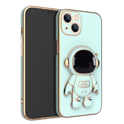 3D Astronaut Phone Case Anti-Drop Electroplating Bracket - Image 5