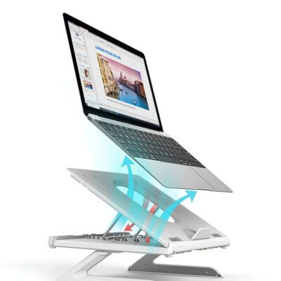 New Laptop Stand Multifunctional Folding Lift Portable Laptop Stand Monitor Increase Rack Aluminum Alloy Base - Image 4